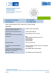 ЕТА-19/0483 от 12.05.2021 «Инъекционная система VME plus для использования в бетоне». Завод «MKT Metall-Kunststoff-Technik GmbH & Co. KG», Германия